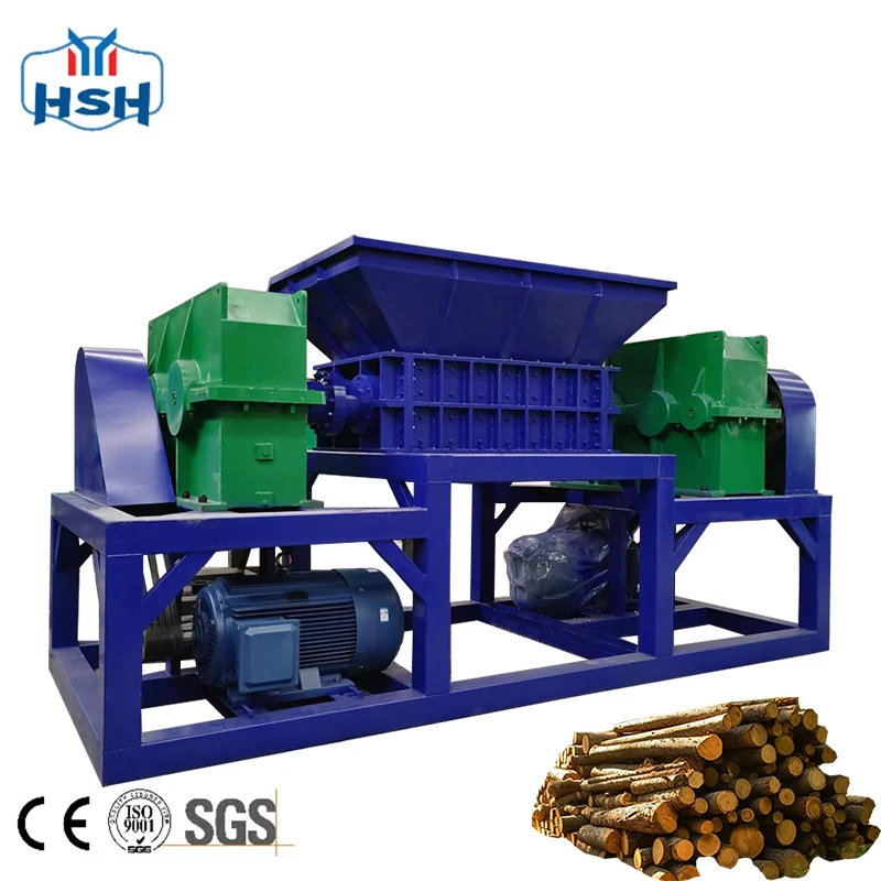 Горячая распродажа автоматический измельчитель для древесных отходов древесины использованный поддон