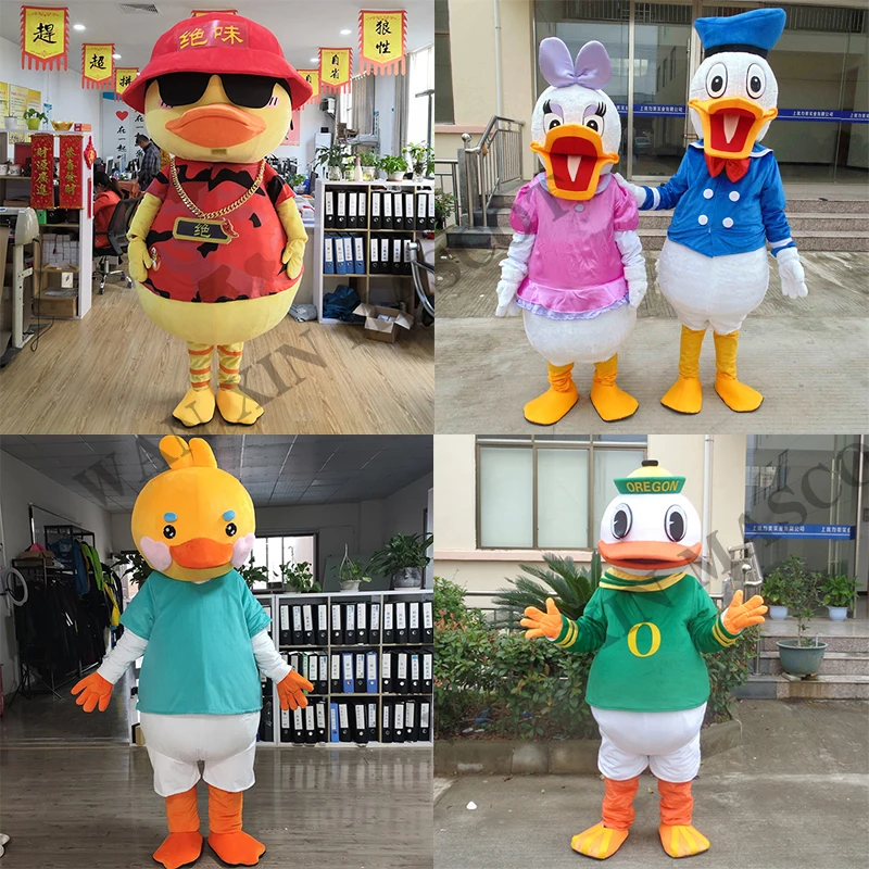 High quality Good price Daisy duck mascot costume for party event mascot costumes for adults