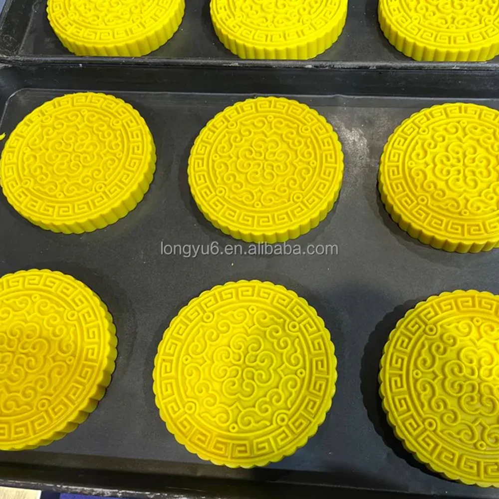 LONGYU CE ISO9001 Moon Cake Machinery Maamoul Meat Floss Encrusting Filling Mooncake Making Machine