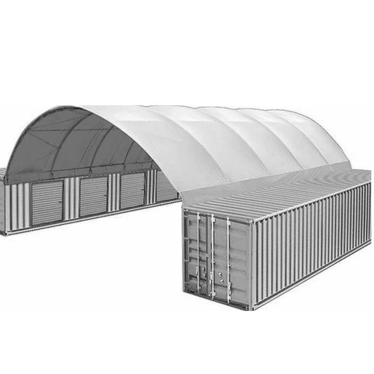 Large high quality PVC dome industrial shipping dome container shelter shed for equipment storage canopy tent