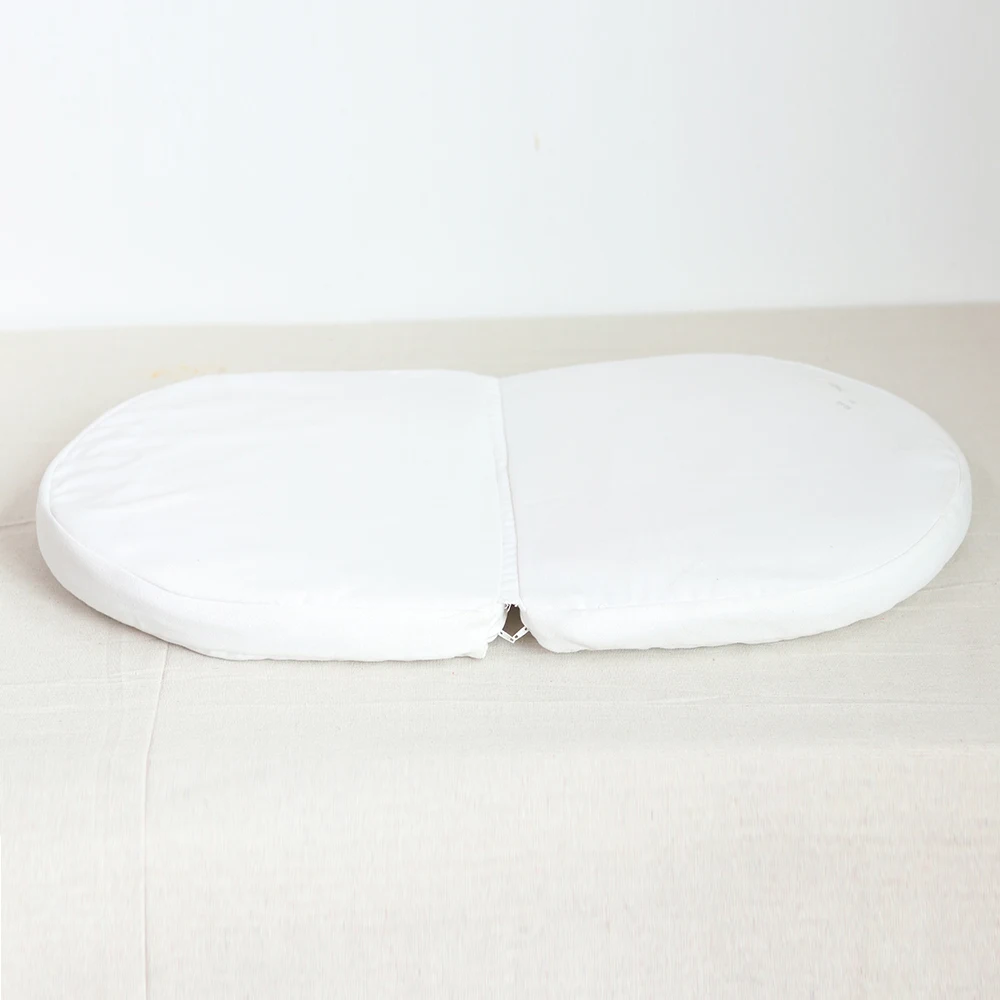 ICEBLUE HD Navy Blue Breathable Cotton Cover Memory Foam Baby Pad Changing Mattress Pad