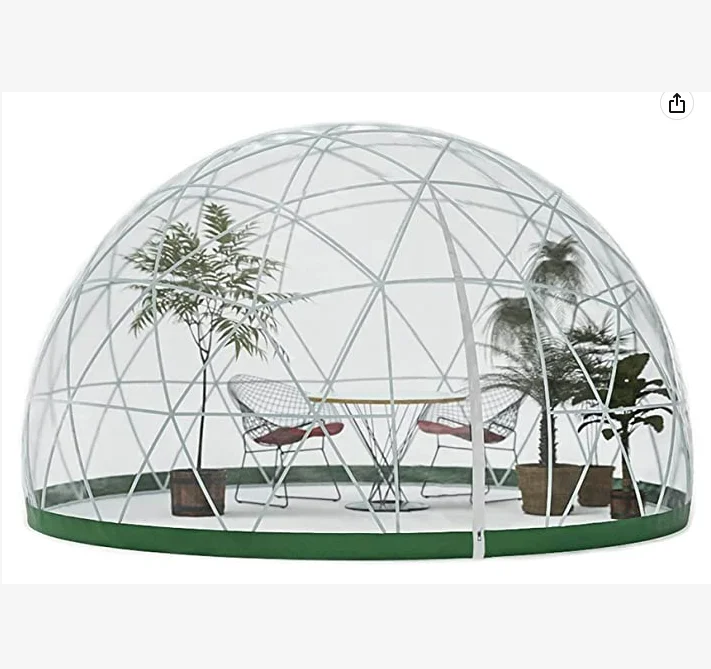 12FT Garden Dome Bubble Tents Upgraded Geodesic Dome Greenhouse  Ball Tents