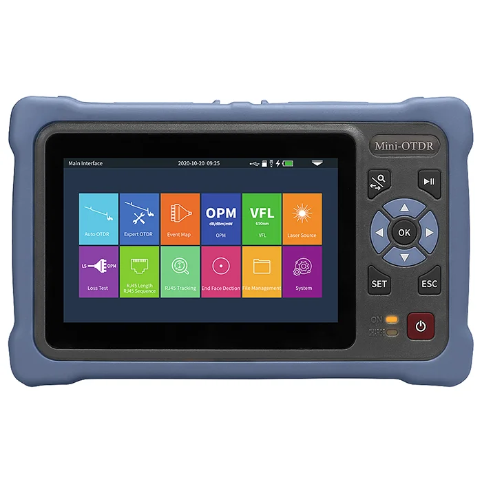 Optical Pon Fiber Optic 1310 1550 1625 Ftth Mini Smart Handheld Multimode Machine Otdr