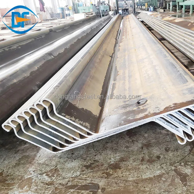 Z-shaped steel sheet pile S355S430 SY295 SY390 Grade50 good quality and low price  factory directly sale for construction