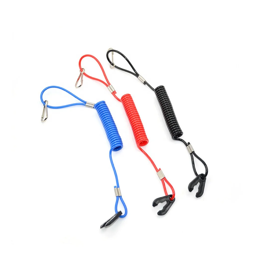 Wholesale Safety Key Boat Stop kill Switch Lanyard Tether Parts Motor Engine Marine Outboard For Yamaha