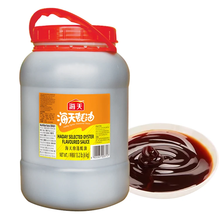 6kg Selected oyster flavored sauce Chinese customized OEM wholesale bulk Halal oyster sauce