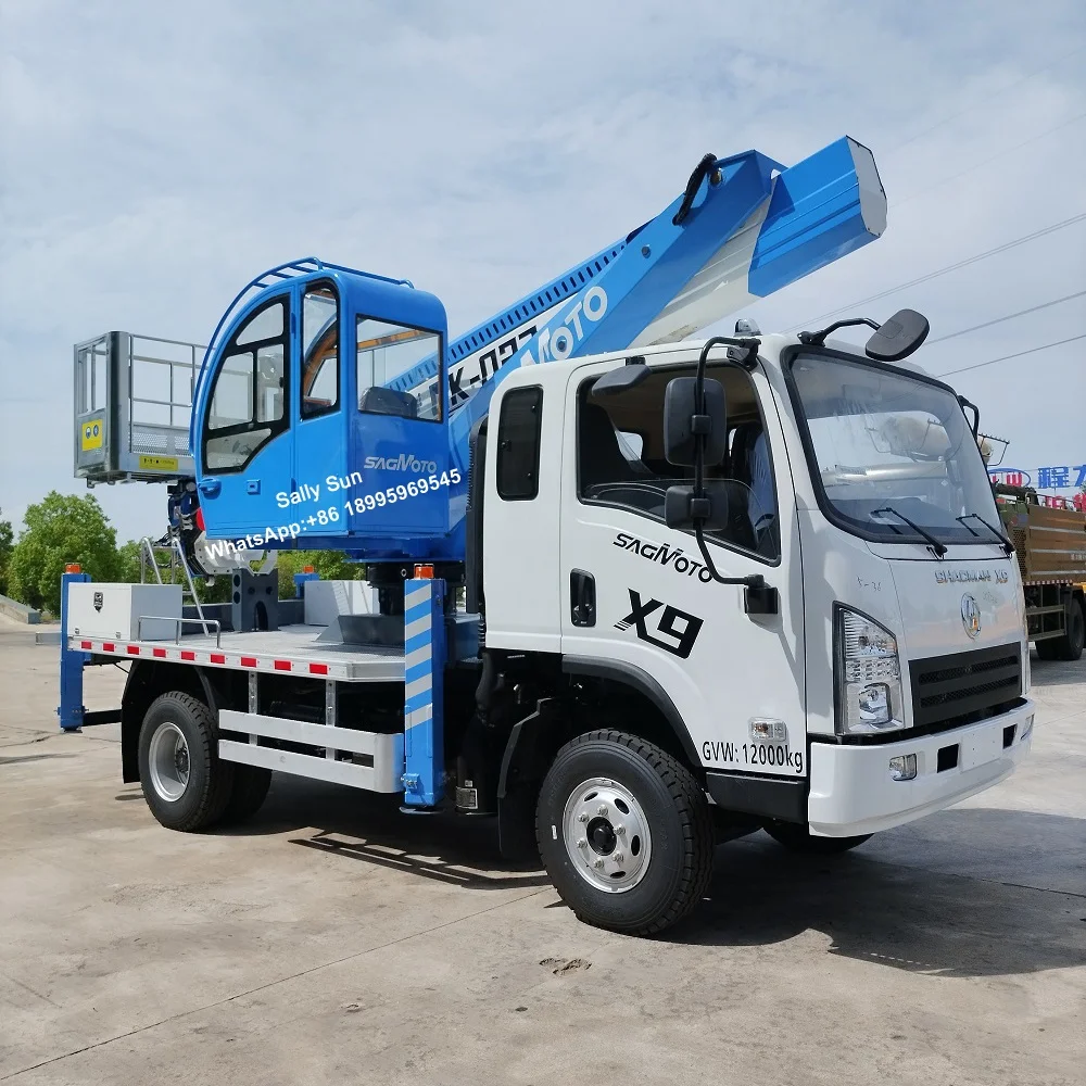 SHACMAN X9 23m Aerial Lifts High Altitude Outdoor Aerial Platform Customize Aerial Platform 14m China Supplier