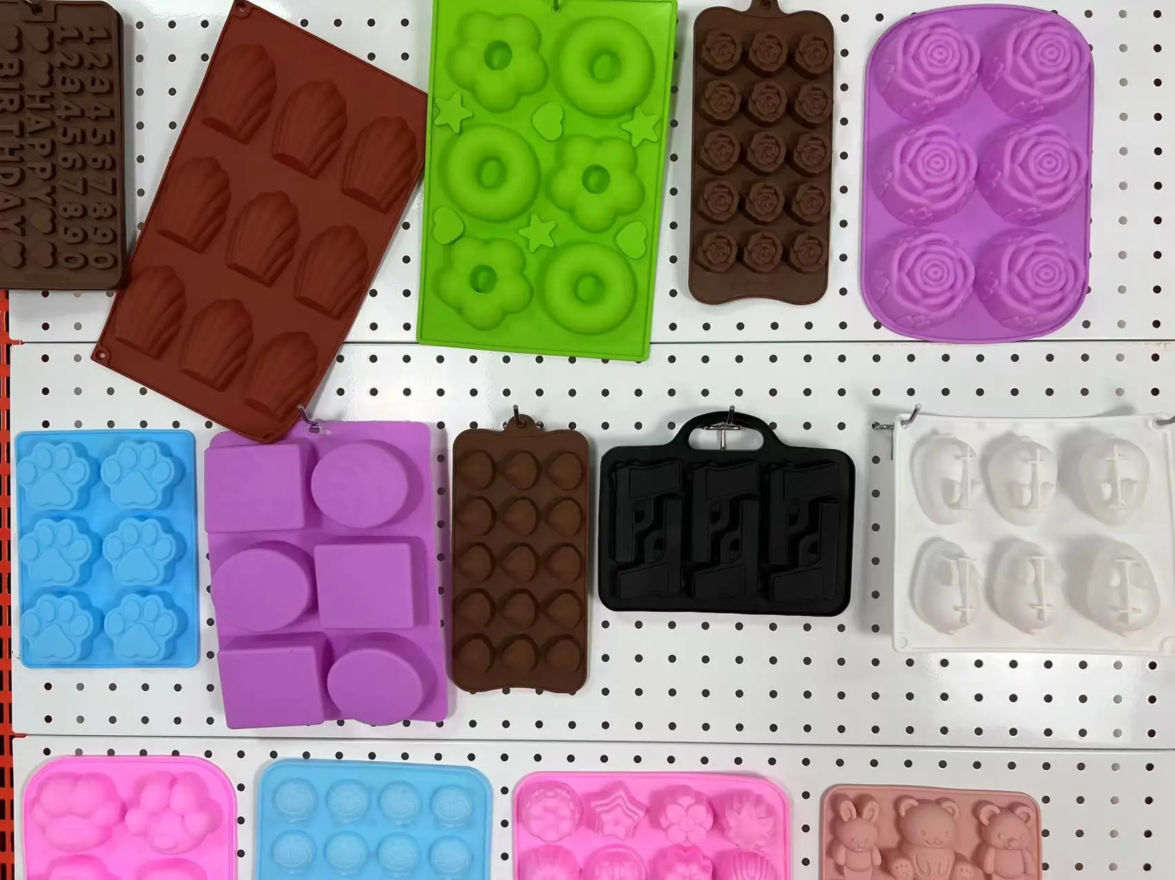 Saffron happy birthday Silicone Numbers Chocolate Molds silicon cake decorating mold Homemade cake age letters heart