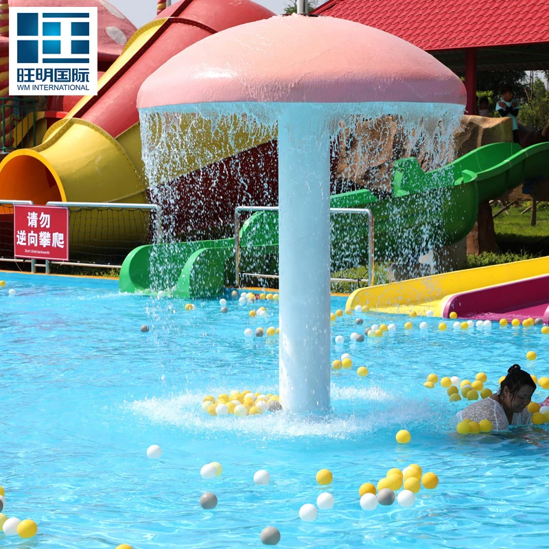 Water Amusement Fiberglass Material Splash Park Equipment For Sale