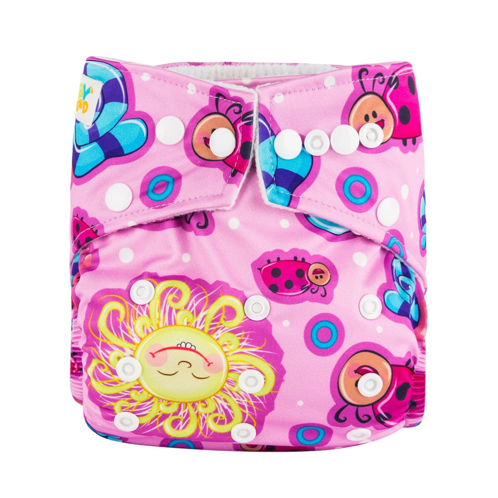 Waterproof Cloth Diaper Free Leakage High Absorbent Microfiber Insert Cloth Diapers For Baby