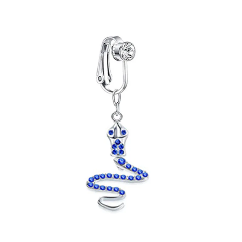 Wholesale Butterfly Fake piercing jewelry Non Piercing body jewelry Fake Belly Button Ring for Women