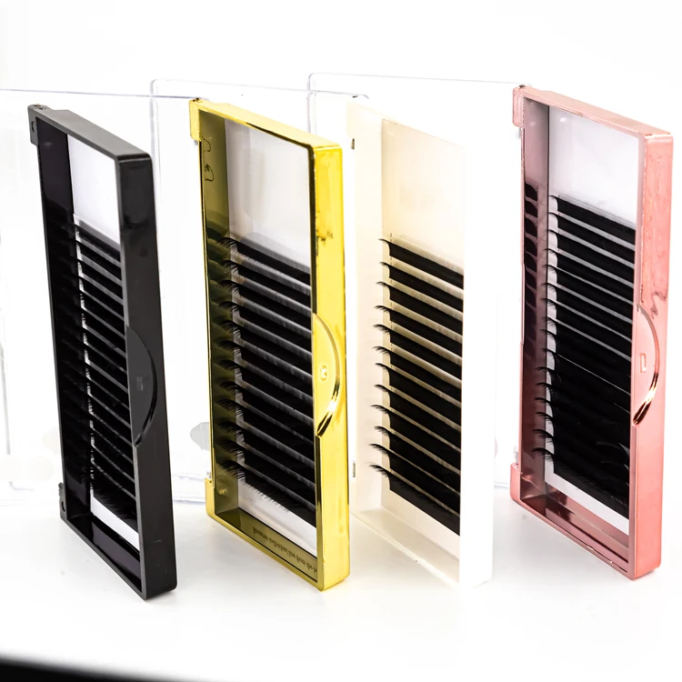 Cashmere Classic Lashes .15 Can Private Label Soft and Stable Curl Mink Eyelash Extensions Synthetic Hair Natural Black 7MM-20MM