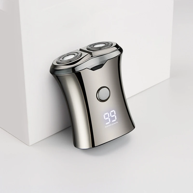 Портативная перезаряжаемая машинка для бритья с ЖК-дисплеем