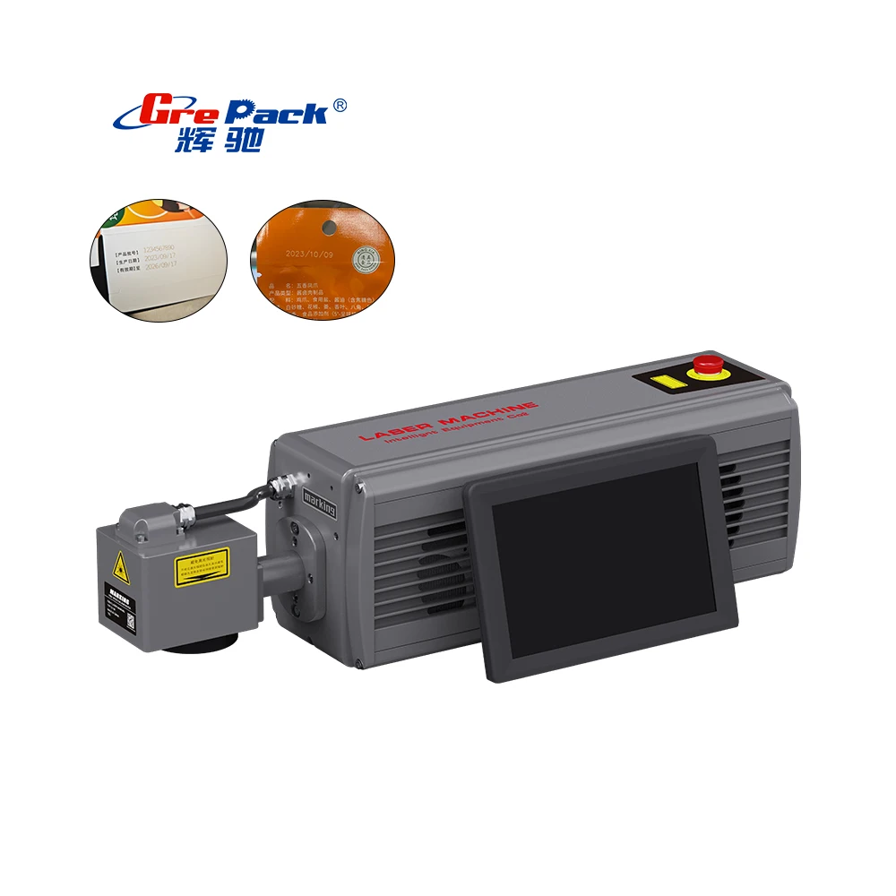 Date Coding Logo Printing Number Marking CO2 Laser Printer Machine for Plastic Water Bottle