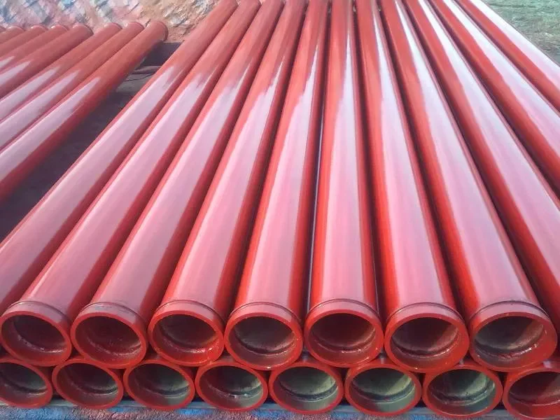 4m*4.5mm Concrete Pump Boom Pipe  ground pump pipes 30m3 ST52 DN125 concrete peristaltic pump