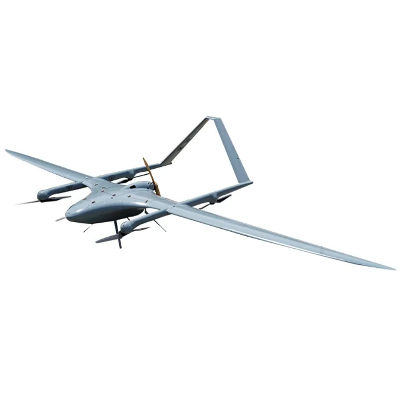 6-10kg payload 10h 900km endurance Fixed Wing Drone Helicopter GPS Surveillance military VTOL UAV Drone with HD gimbal camera