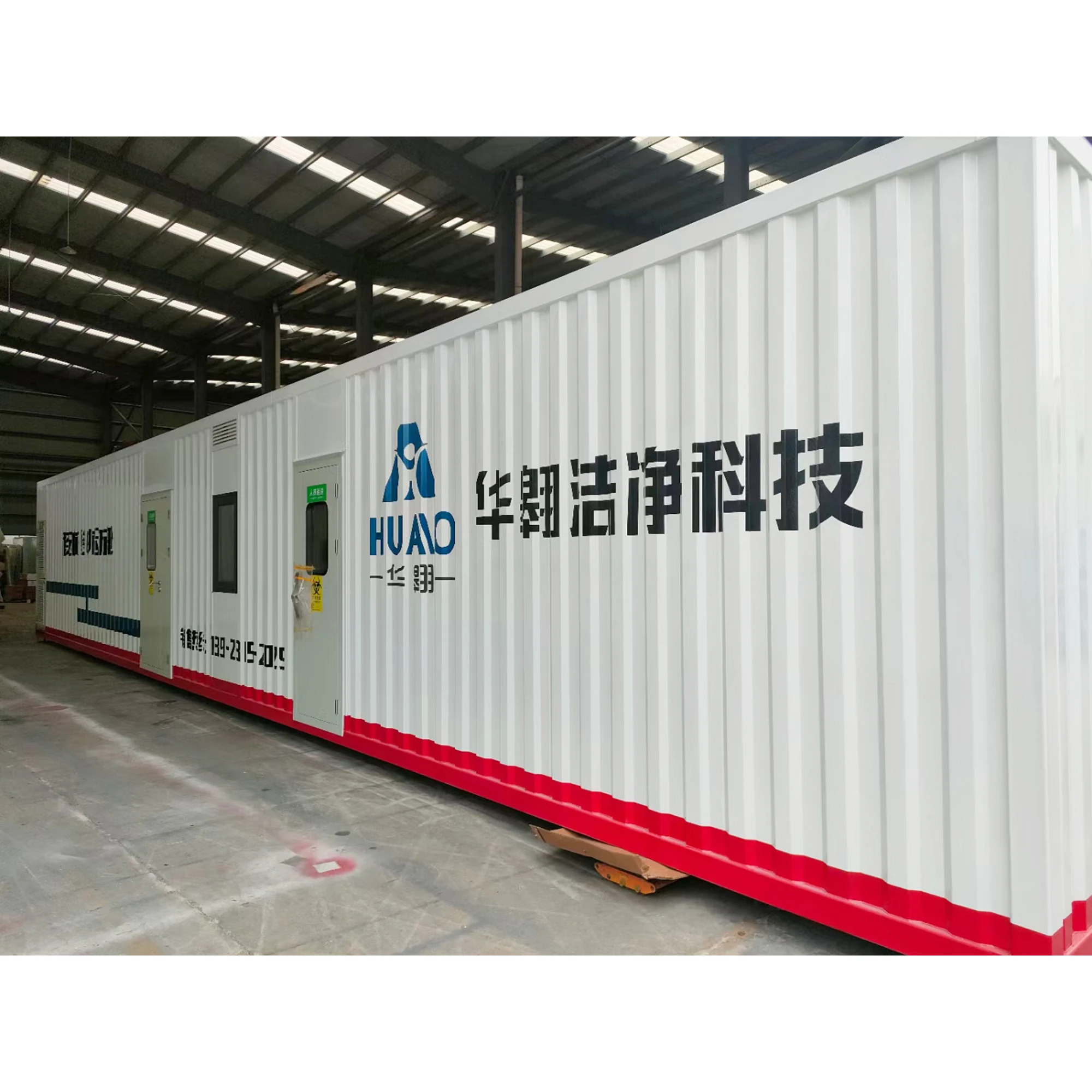 Лабораторное оборудование HUAAO GMP для стандартной ПЦР мобильная лабораторная модульная Чистая комната