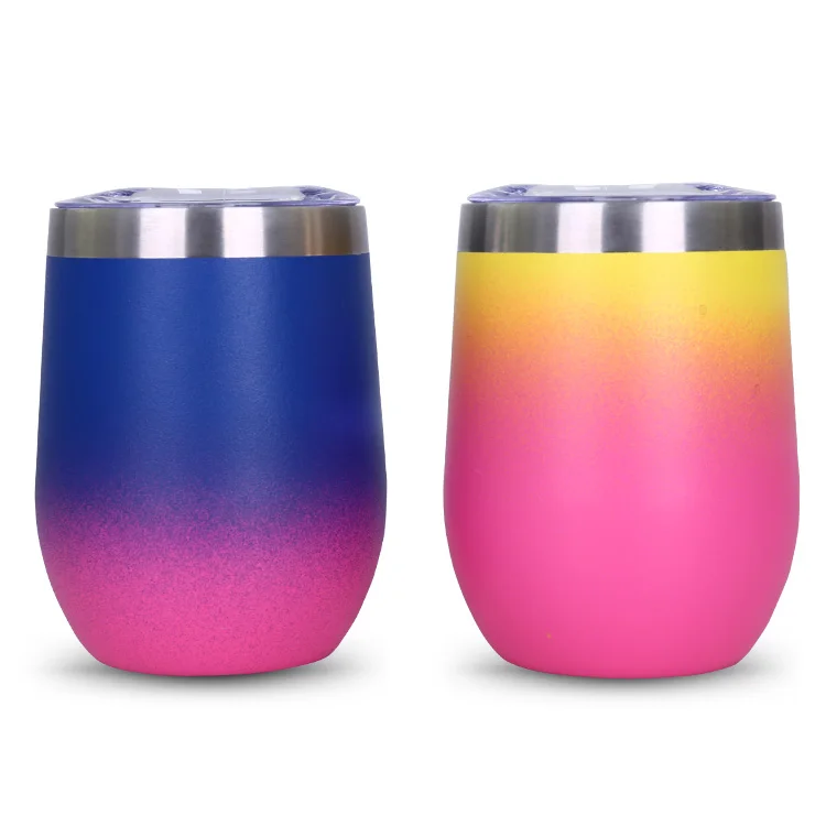 
Hot Selling 12 Oz gradient design stainless steel tumbler 