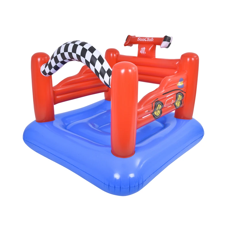 jilong 51129 Racing Car Trampoline Inflatable Jumping Castle Bouncer Trampoline Bounce indoor kids exercise