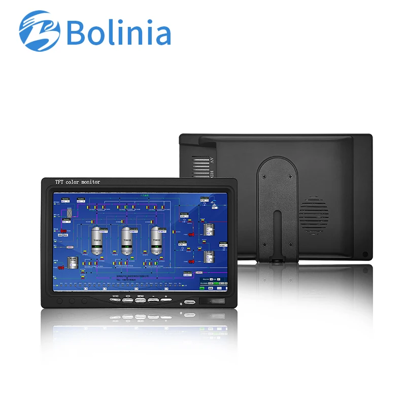 Small Size 7 Inch LCD Color Car TV Monitor 7 Inch LCD VGA Monitor Desktop 7Inch tft LED Monitor 12V