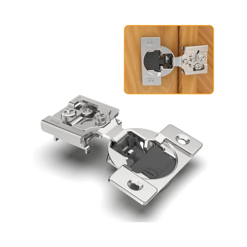 Face Frame Nickel Hidden Cabinet 1/2 Inch Concealed Hinge Soft Close Hinges Furniture Hinges