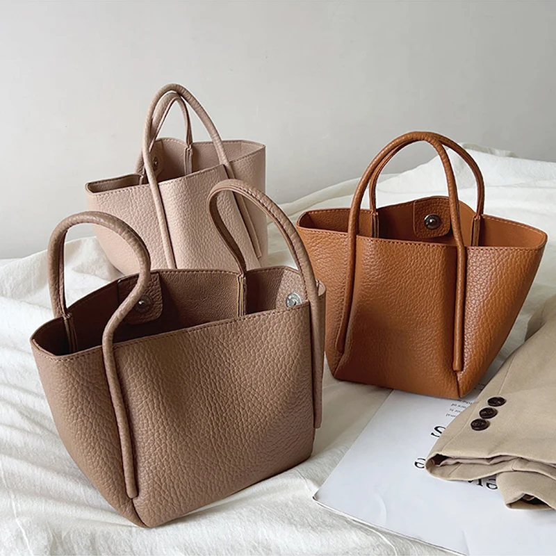 borse per donna Women Fashion vintage Ladies High Quality Handbags Soft Genuine Leather Crossbody Bucket Bag