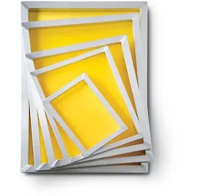 High quality aluminum silk screen printing frame with polyester printing mesh