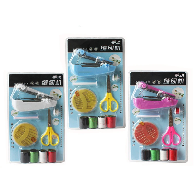 Portable Manual Sewing Machine Set Household Mini Sewing Machine Kit Household