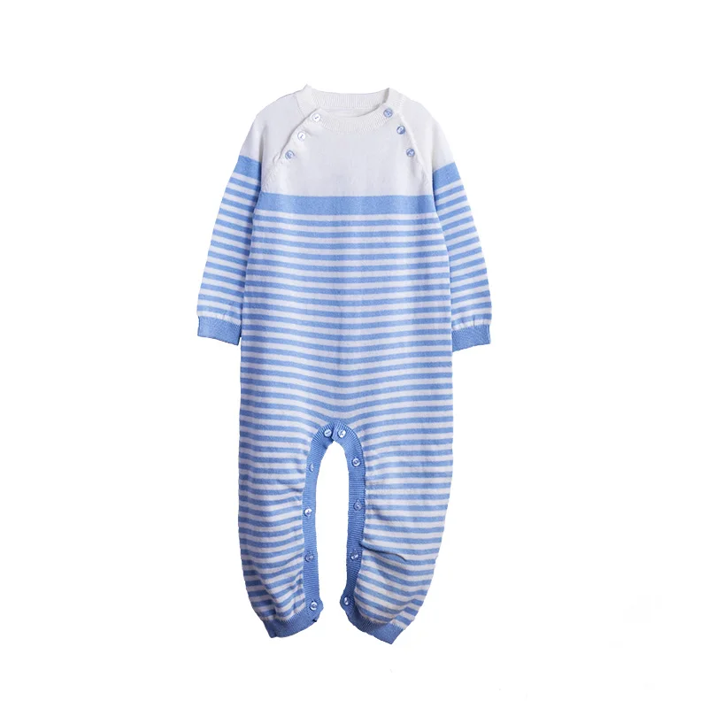 
High quality pure cotton wholesale baby clothes stripe design baby rompers 