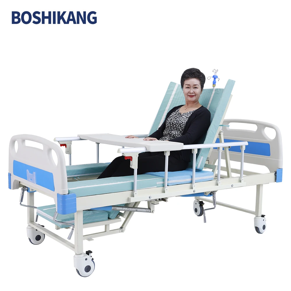 High Quality patient bed with attach chair second hand medical bed free used hospital beds