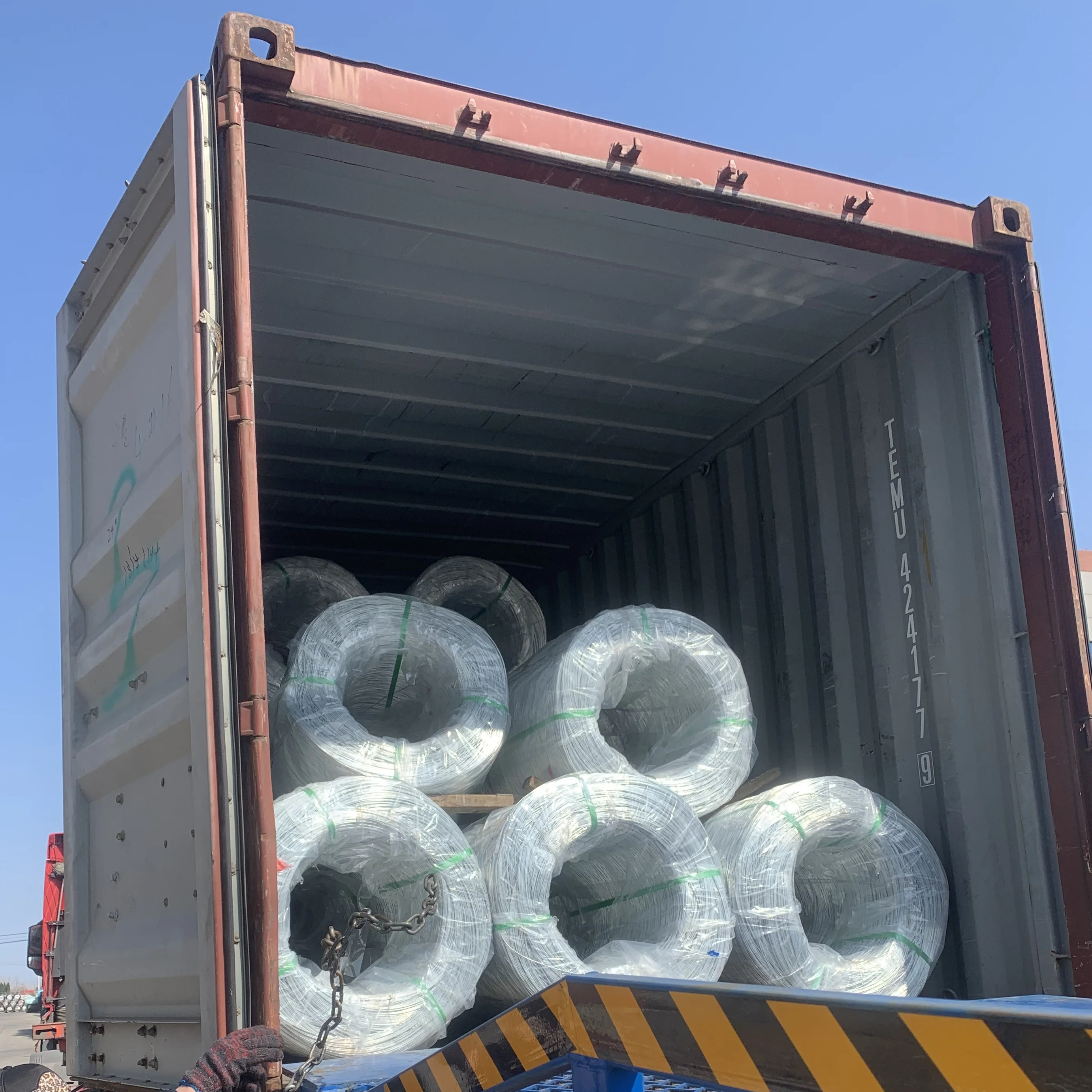 Pickling Annealed Quenching Cold-drawing Zinc-coated for Fence net Flower stand