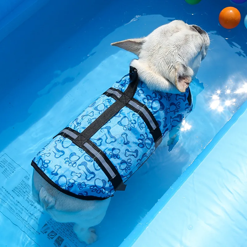 Customize Summer Safety Swimming Swimsuit Dog Pet Floating Life Clothes Vest Life Jacket For Pets
