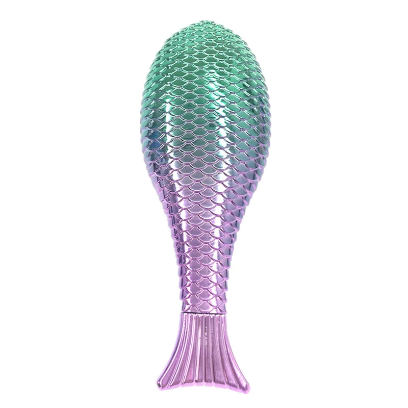 Net Celebrity Electroplating Mermaid Hairdressing Comb Anti-knotting Massage Clean Claw Comb