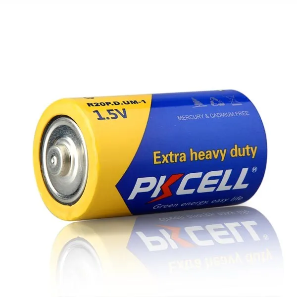 Best Selling PKCELL D Size R20p 1.5v Um1  dry Battery R20 Zinc Carbon Battery For Flashlight