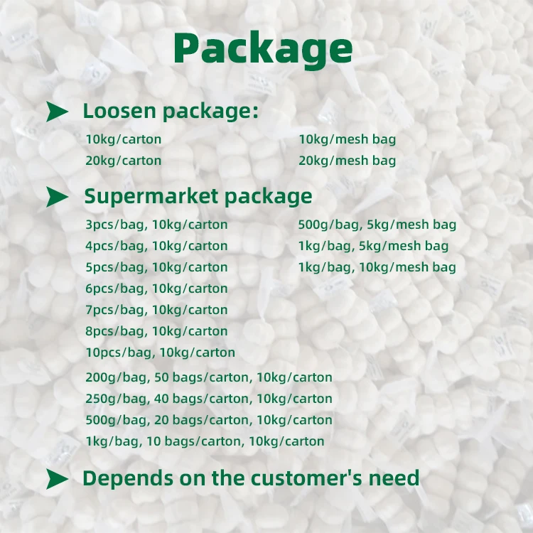 New China fresh vegetables white garlic and red garlic wholesale price for export