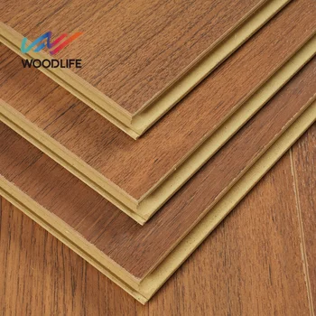 AC4 registered embossed HDF wooden 12mm laminate flooring