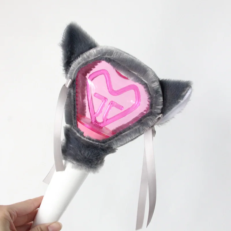 Kpop Concert Light Stick Covers South Korean Pop Culture Group Fans Plush Lightstick Cover OEM Bear Jst Unisex Eco Teddy Bear