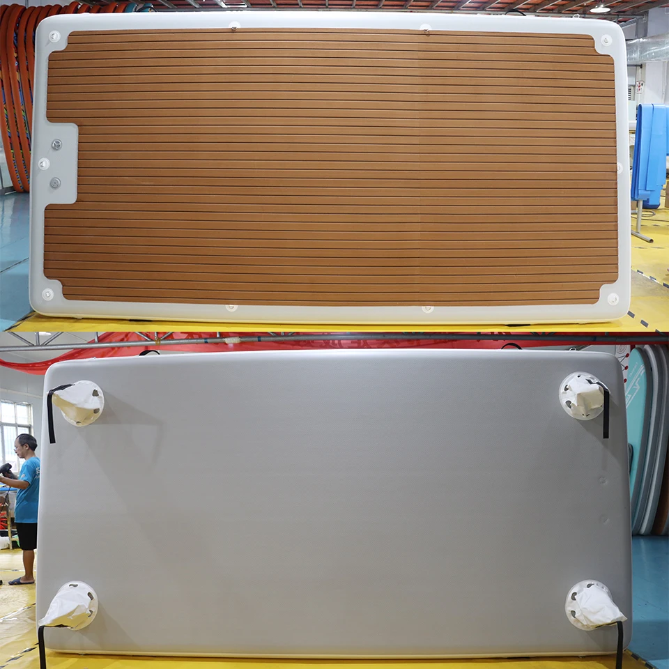 Custom Inflatable Heavy Load Portable Yacht Sea Sup Paddle Board Jet Ski Water Prices Dock Swim Platform Floats Floating Dock