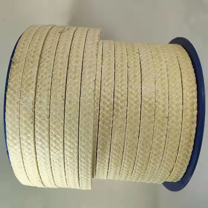 Customized High Wear Resistant Braided Aramid Corner Black Ptfe Gland packing