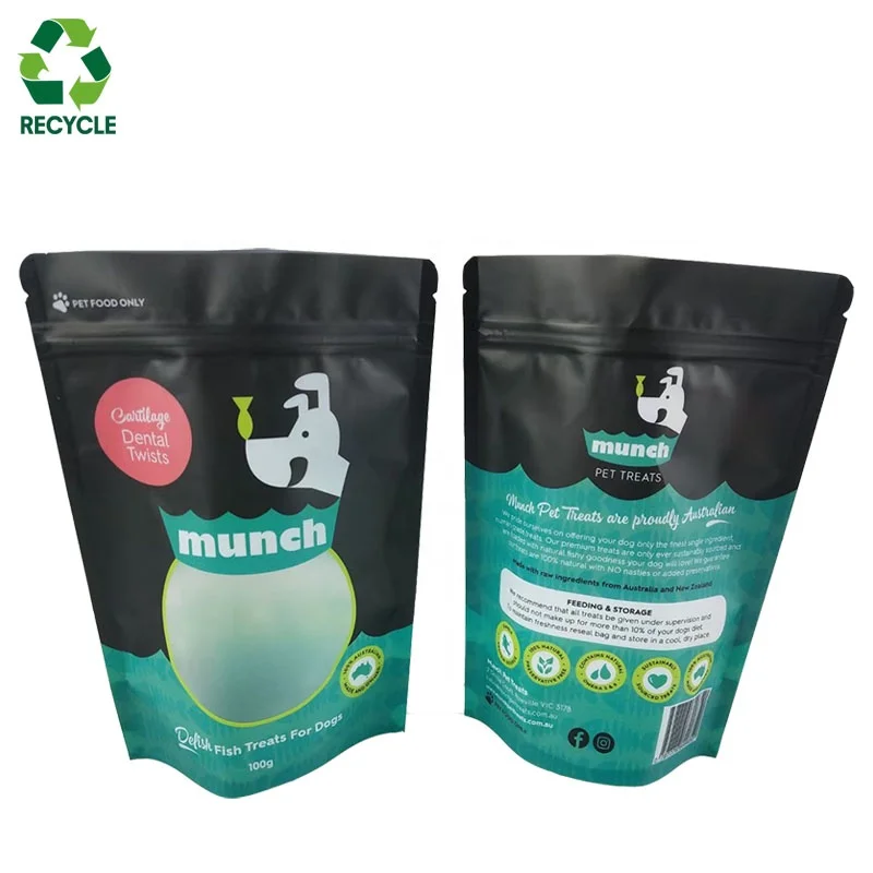 Hot Sale Food Grade Dry Fruit Tea Bags Doypack Smell Proof Stand Up Ziplock Pouches Recyclable Plastic Bags