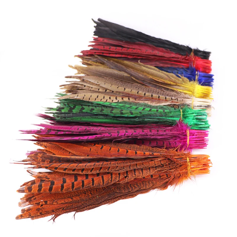Wholesale Natural Plumas Ringneck Pheasant Tail Feathers Pluma de Faisan