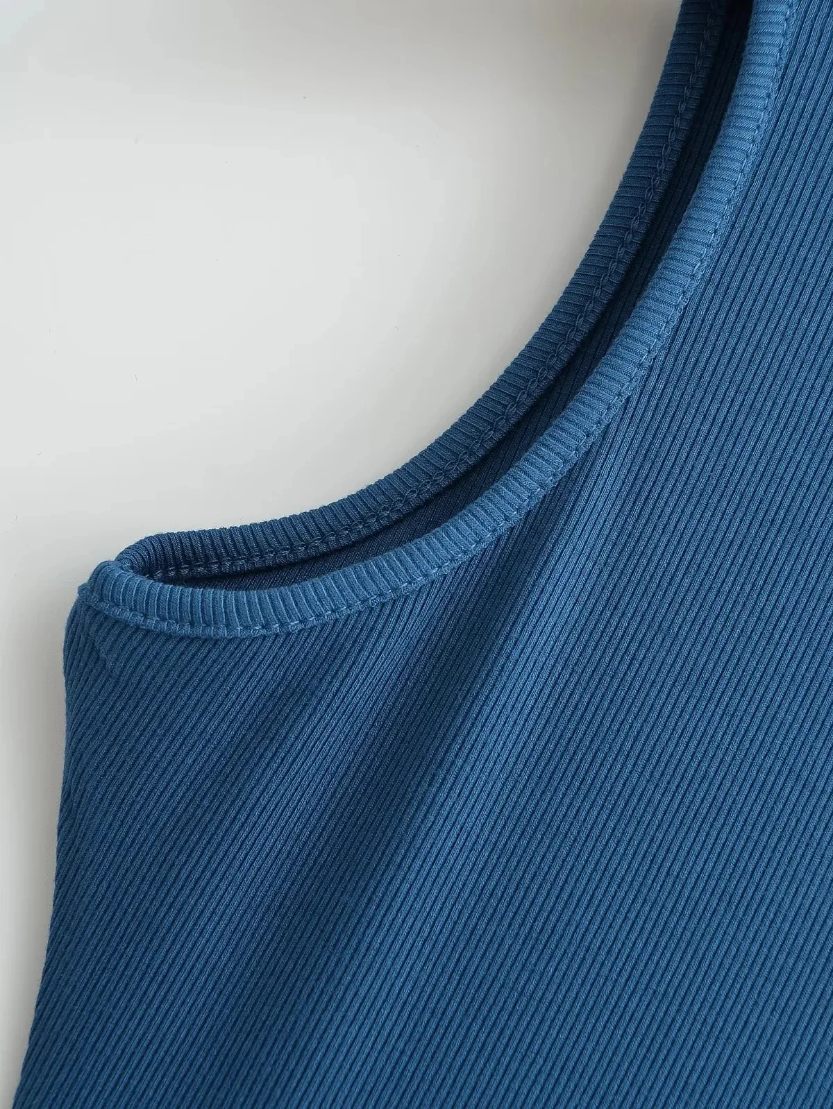 elegant casual Eshow dress dupe modal cotton ribbed white plain tank long maxi mermaid dress for woman summer 2024 new products