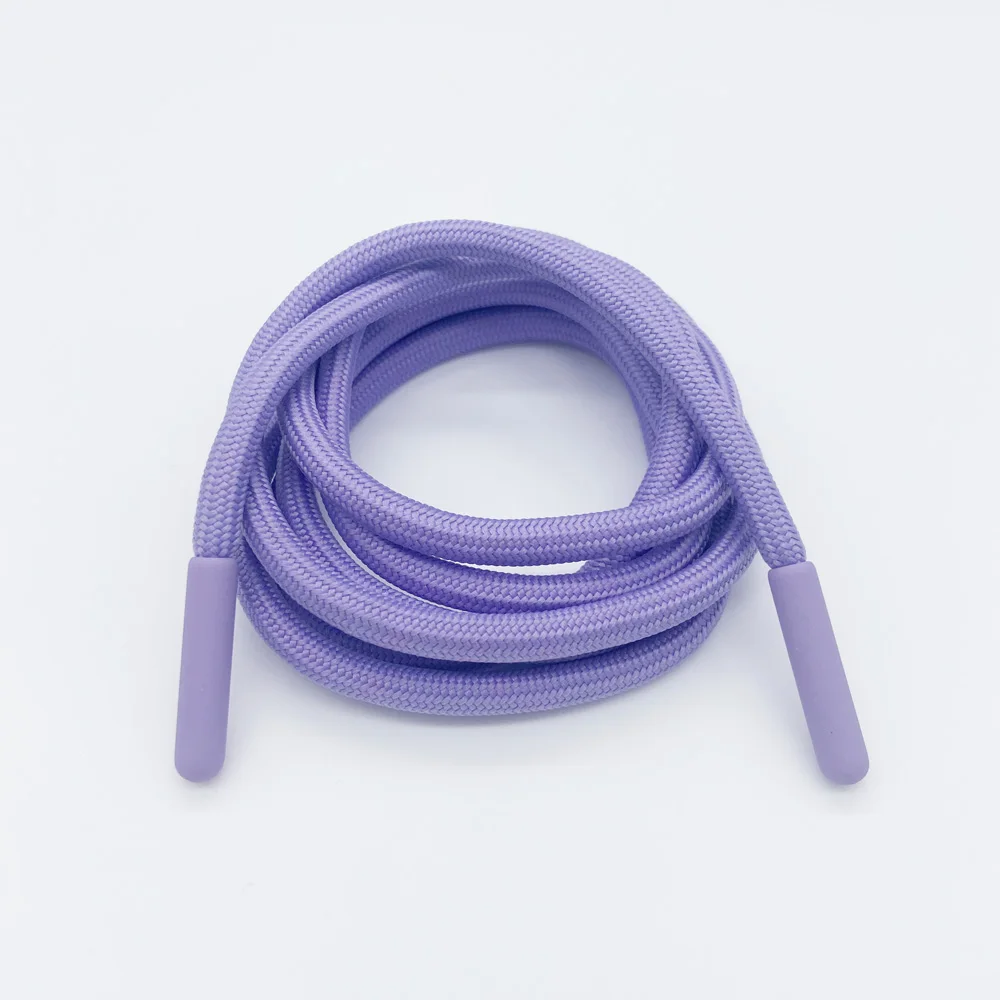 Factory Direct Eco-friendly Polyester Round Cord with Plastic Tips Multi Colors Drawcords for Shorts