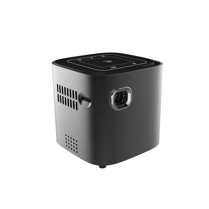 Unico High Quality S12 Cube Movie Home 50ANSI Lumens Battery Built In Portable Mini Dlp Smart Android Tv Projector With Wifi