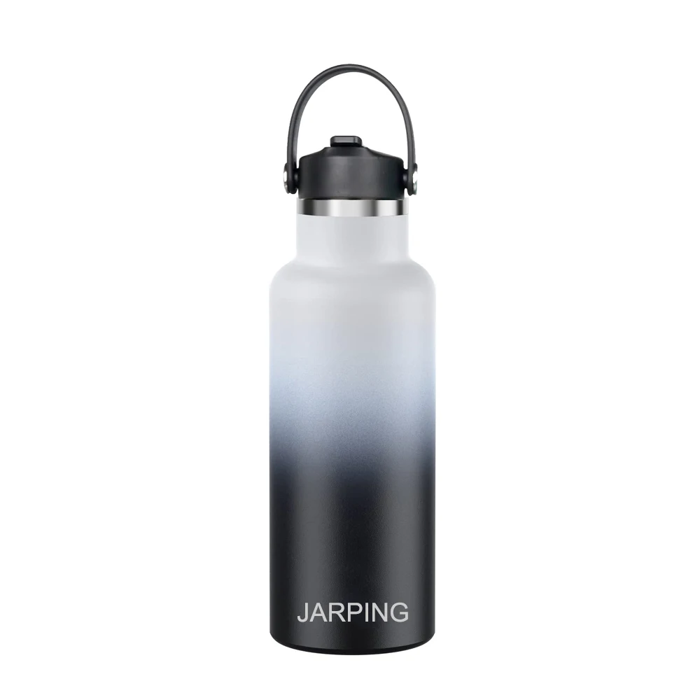 500 ml Water Bottle Double Wall 18/8 Stainless Steel Vacuum Insulated Sport Bottle Standard Mouth Travel Bottle Custom Logo