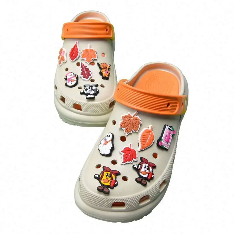 2024  Hot Style 2024 PVC Shoes Halloween Food Thanksgiving Day Christmas Day singer tylor karol g custom