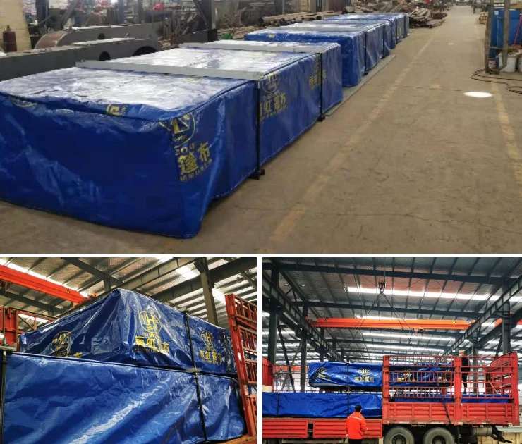 I beam H beam steel and wood flat platform drilling mat for oilfield drilling rig