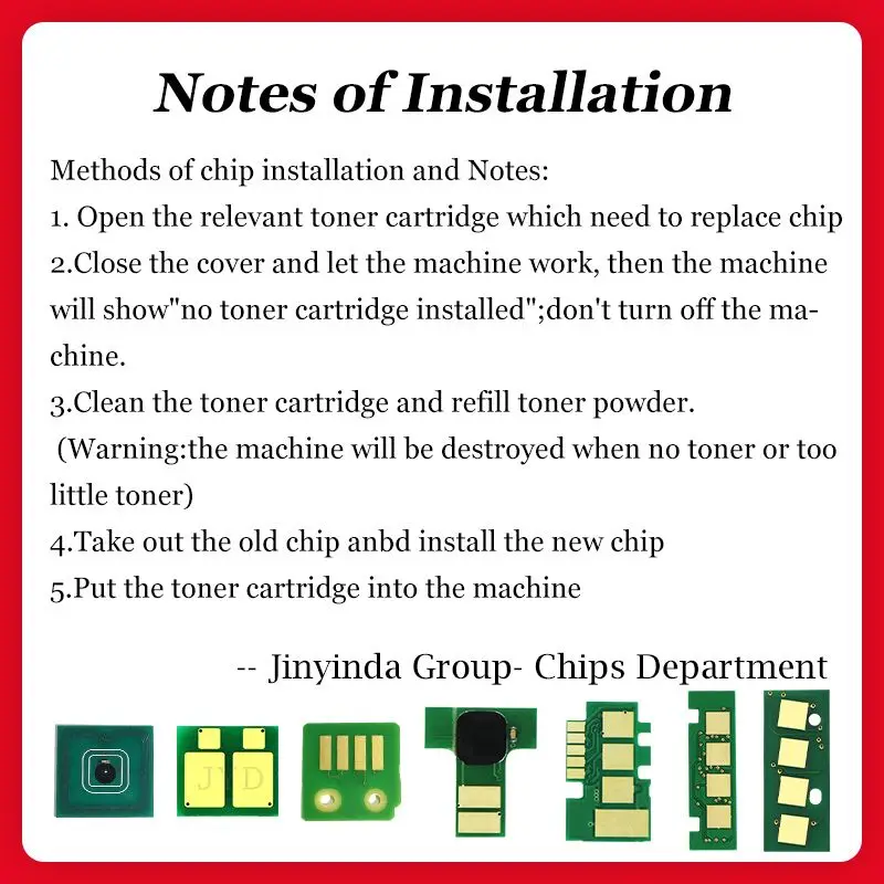 
CF530A CF531A CF532A CF533A 205A toner cartridge chip for HP M154A M154NW M180 M180N M181 M181FW cf530 printer counting chips 