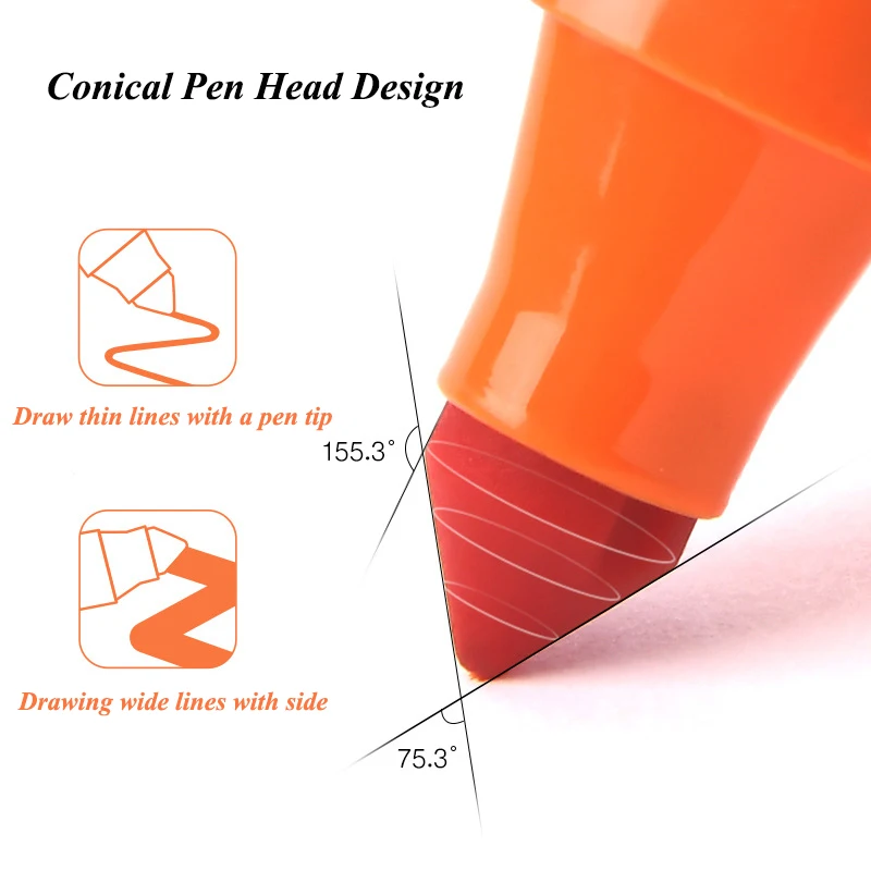 
Latest arrival Tip Brush Washable Art Supply 12PCS Colors Drawing Painting Watercolor Art Kids Gift Marker Pens 