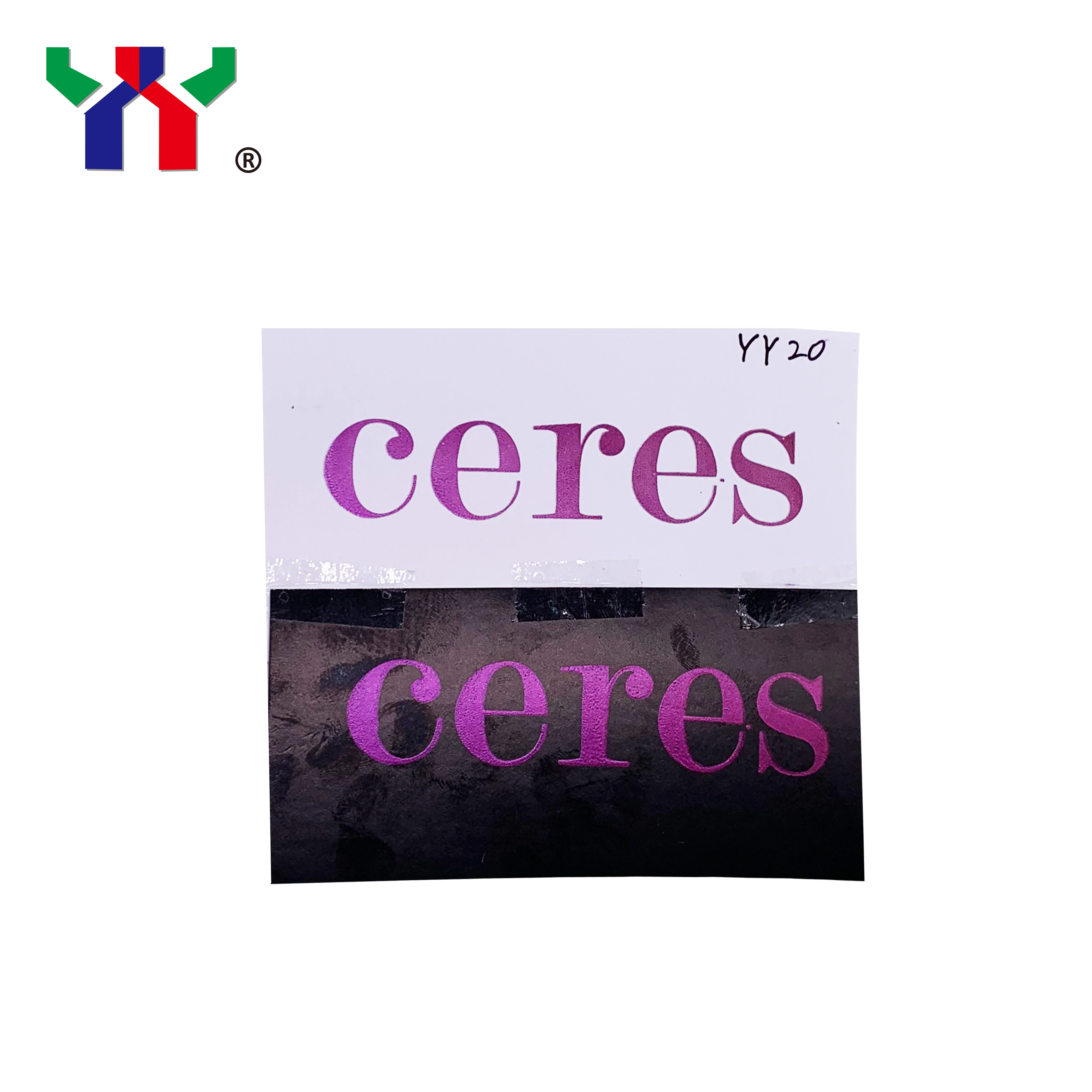 Область печати, Ceres, трафаретная печать, оптические переменные чернила YY7 от зеленого до синего, 100 г/бутылка